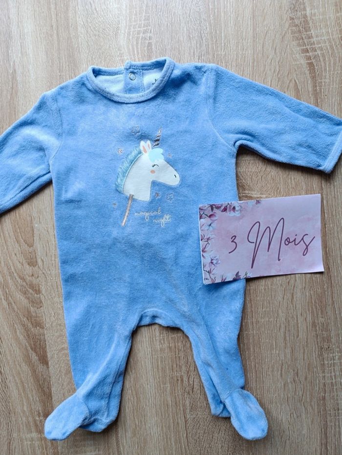 Lot pyjamas 3mois fille Kiabi - photo numéro 5