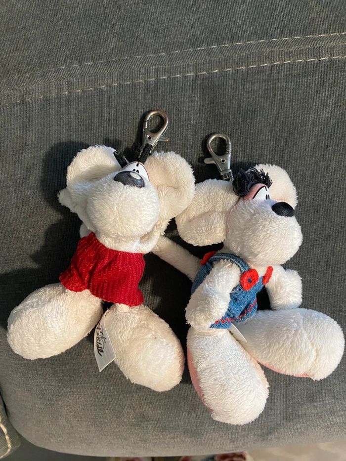 Lot peluches Diddle diddlina et porte clé - photo numéro 5