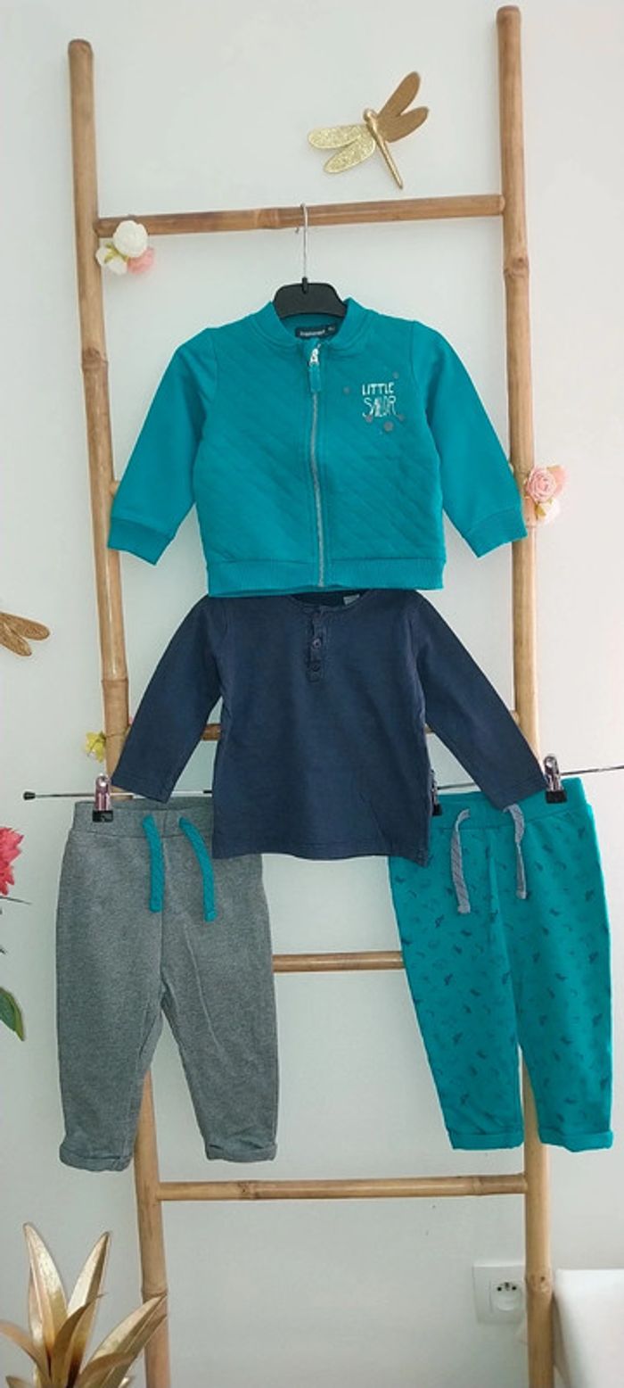 Ensemble 4 pièces bébé garçon 18 mois très bon état