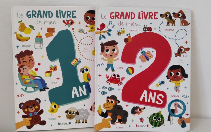 Lot de jouets d’éveil + 2 livres d’activités (1-2 ans)