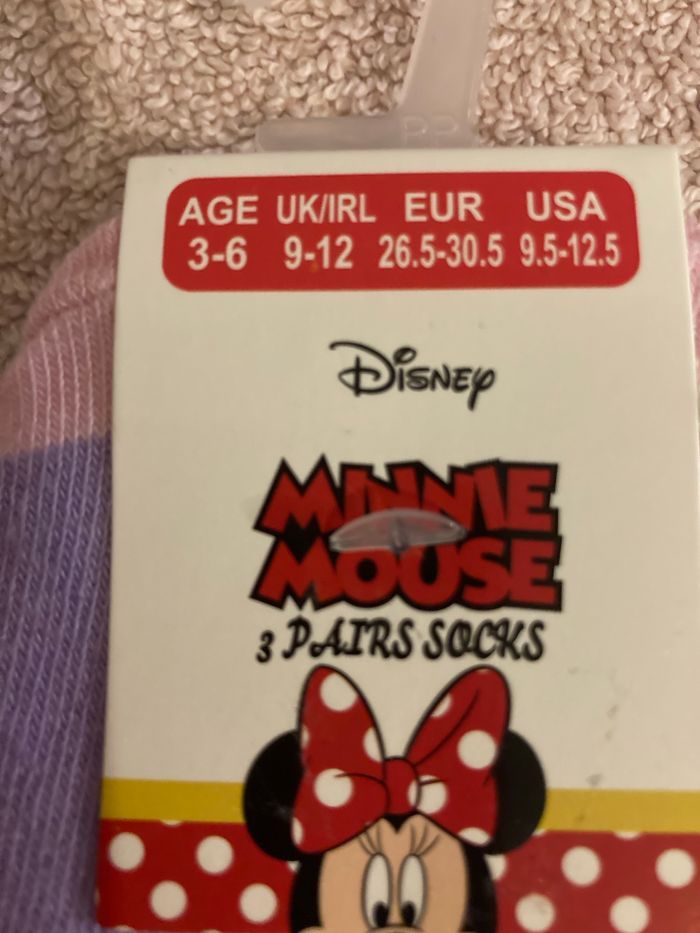 3 paires de chaussettes  minnie et la licorne - photo numéro 4