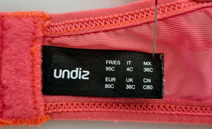 Soutiens-gorge orange - 95 C - Undiz - photo numéro 7