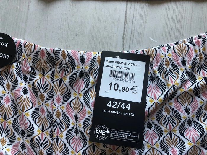 BB28- Ensemble lingerie de nuit top + shorty T 42-44 NEUF - photo numéro 6