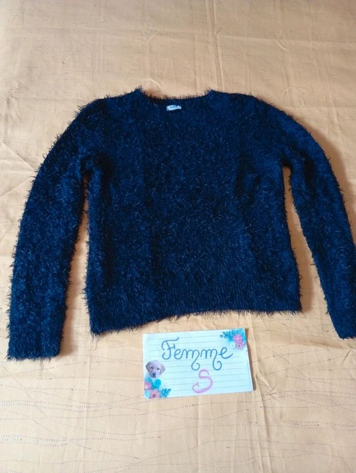 Pull noir en Jersey Pimkie S