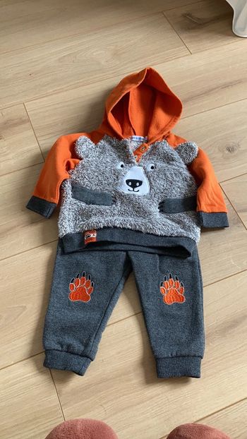 Ensemble jogging pull capuche