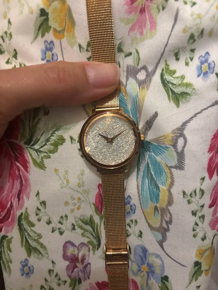 Montre Pierre lannier doré rose - photo numéro 3