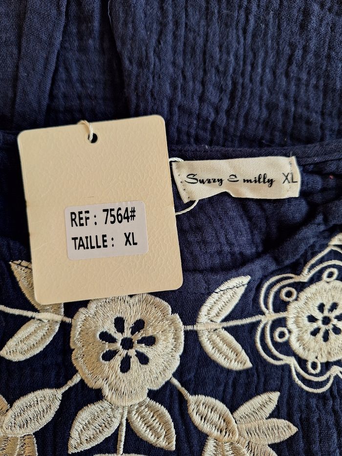 Blouse en coton taille XL marque Suzzy & Milly - photo numéro 5