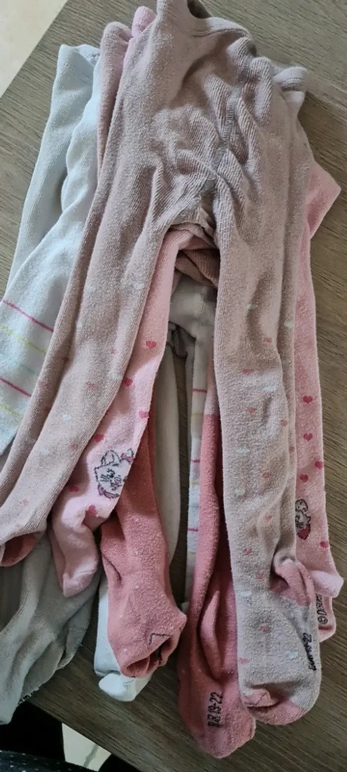 Lot de 6 collant pointure 19/22