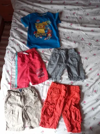 Lot short T-shirt pokemon