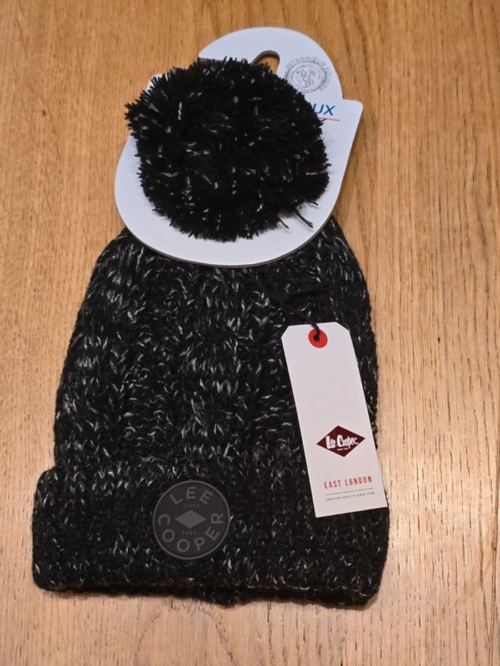 Bonnet Lee Cooper Noir Neuf