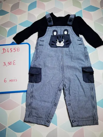 D4558 - ensemble garçon 6 mois