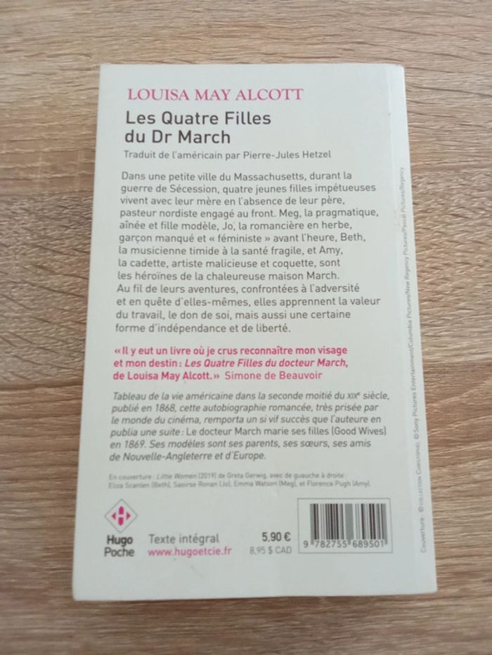 Louisa May Alcott 🪅 Les quatre fille du Dr March - photo numéro 2