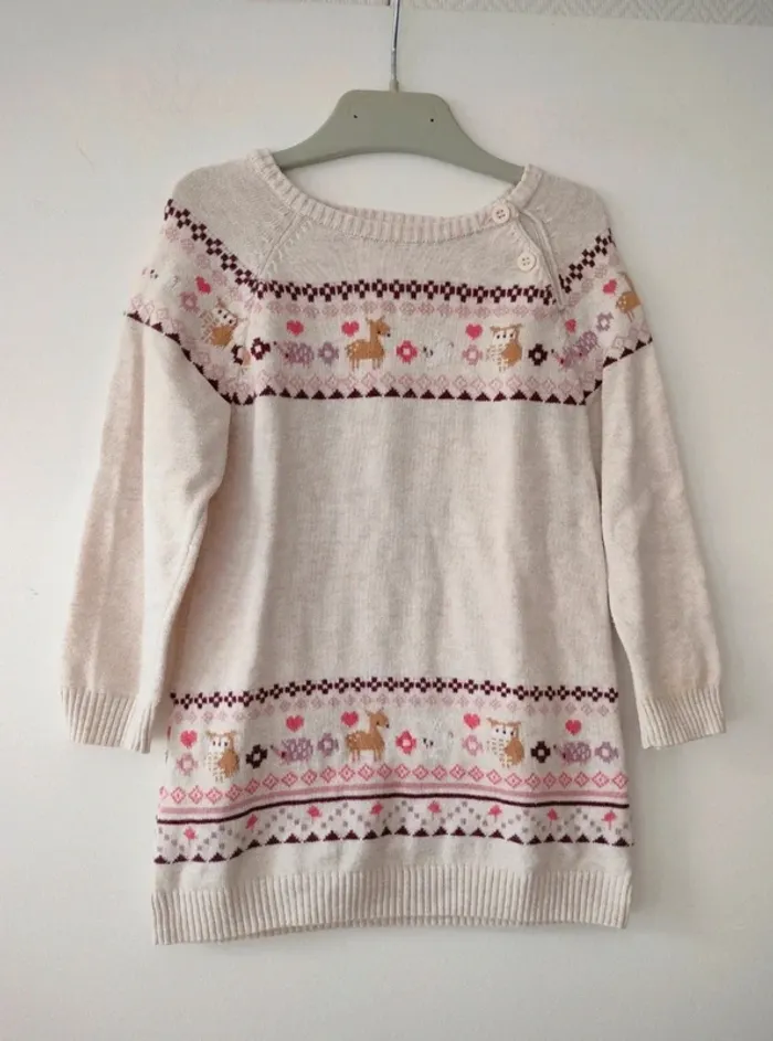 (a) Robe pull beige Primark 86cm