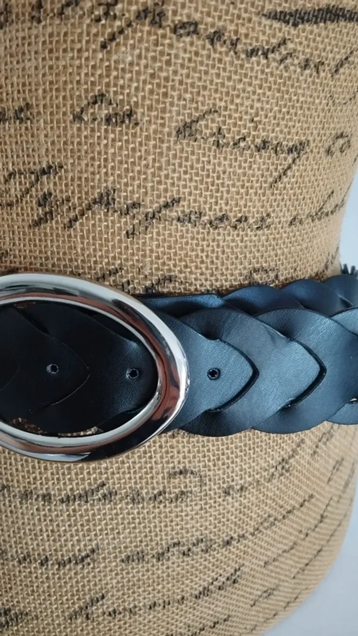 Ceinture noire croisée 90 cm - photo numéro 7