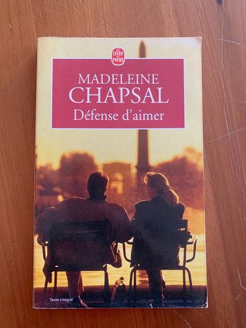 Défense d’aimer de Chapsal