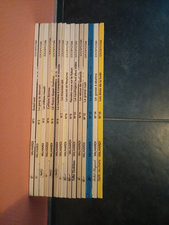 Lot de 15 bd valhardi 1 à 15,REED/EO (série complète cartonnée) - photo numéro 2