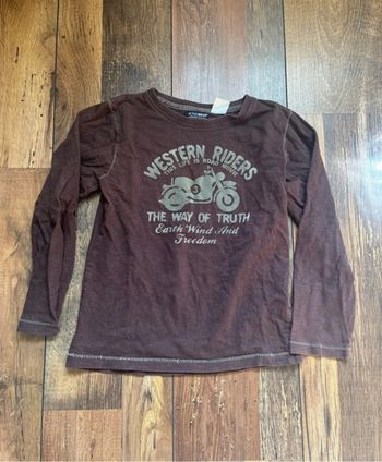 T-shirt manches longues La redoute taille 7-8 ans