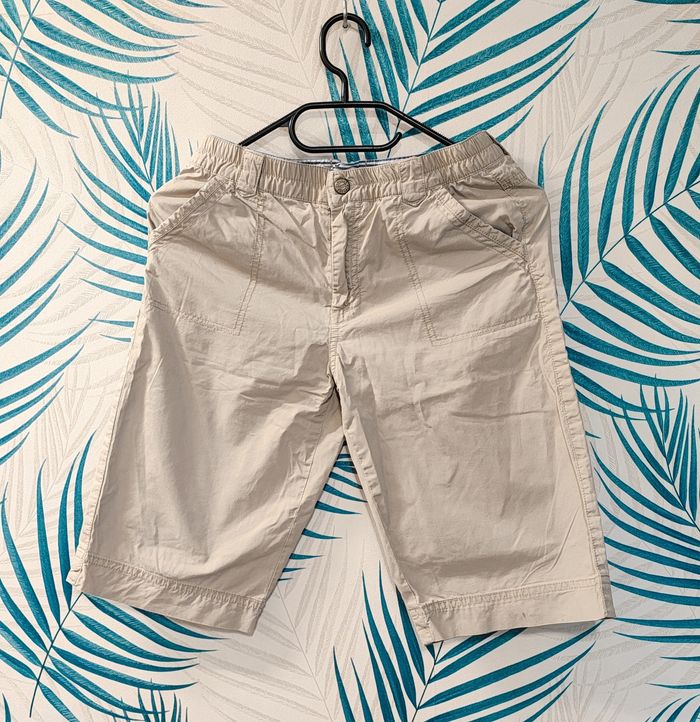 🦎 Bermuda - Beige - Cyrillus - 12 ans 🦎