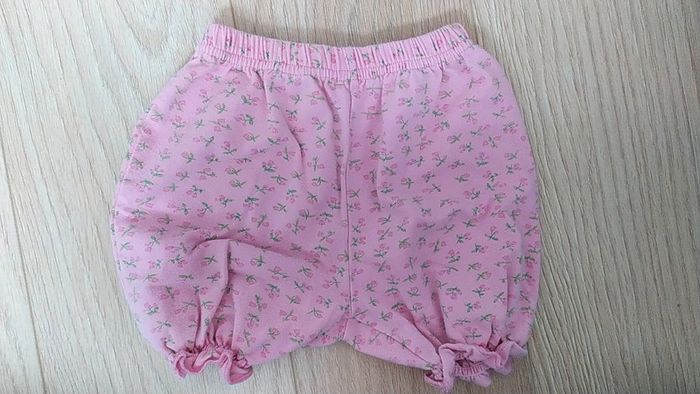 Ensemble fleurs rose 3 mois - photo numéro 2