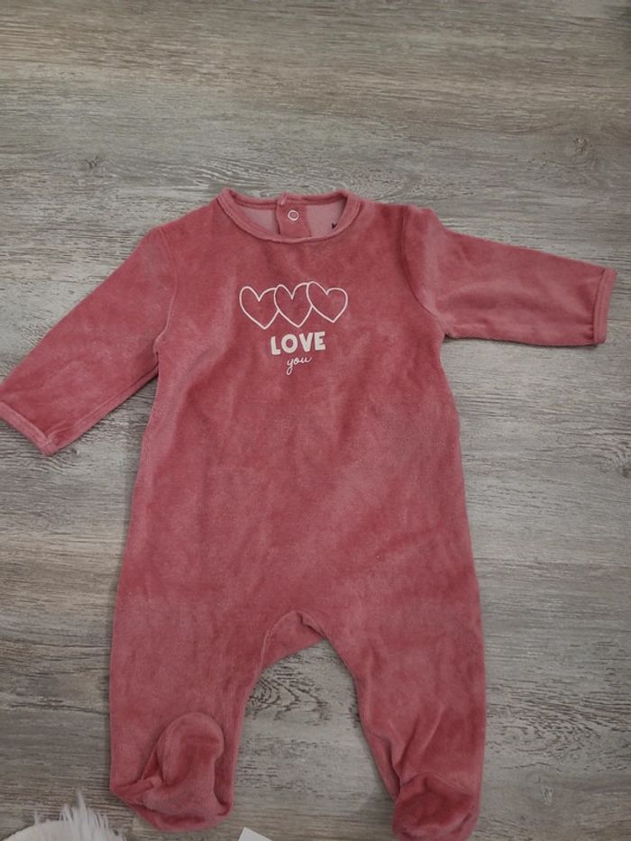 Lot 9 pyjamas fille rose blanc gris - photo numéro 4