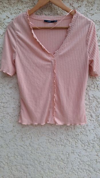 Haut rose kiabi taille M
