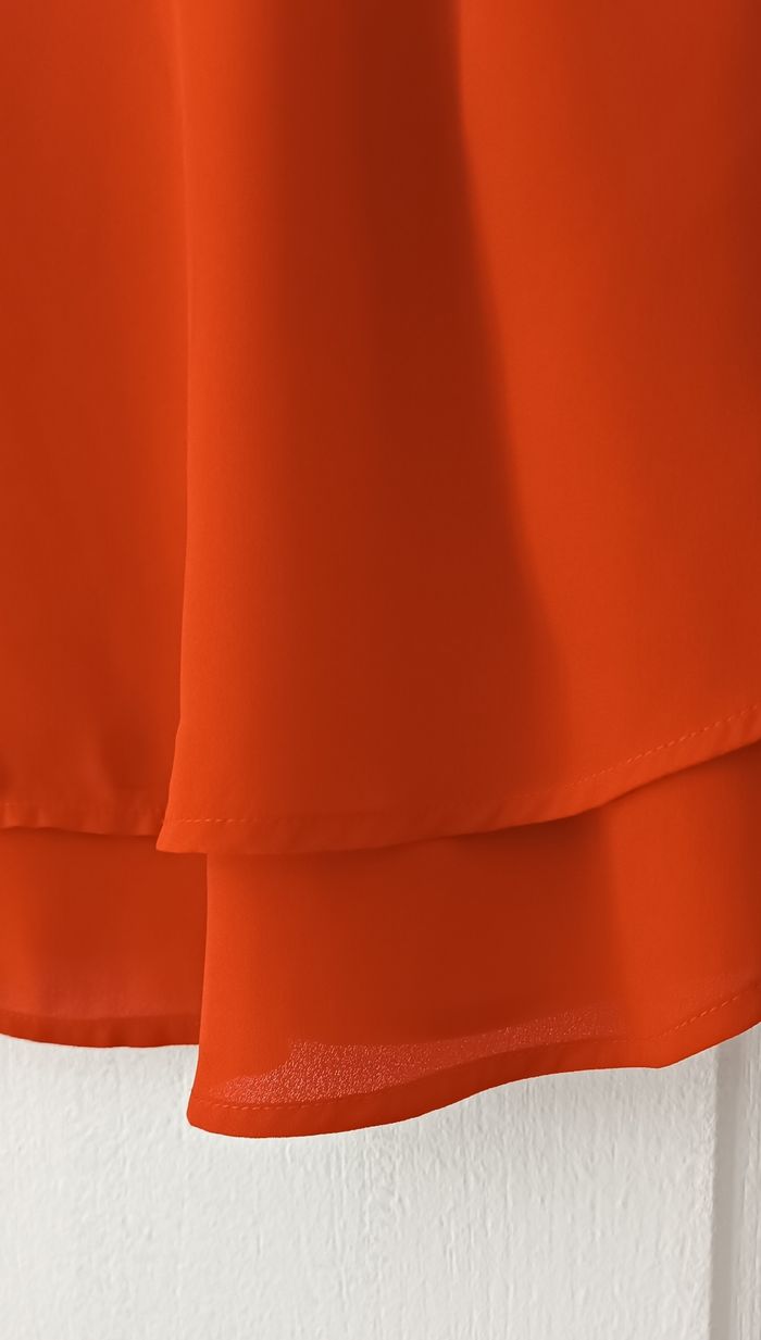 Top Bretelles Fines Rouge Pieces Femme - photo numéro 4