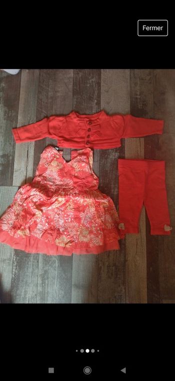 Ensemble robe 3 mois