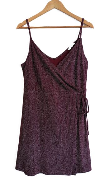 Top cache coeur prune. H&M. Coton. Modal. Taille 40