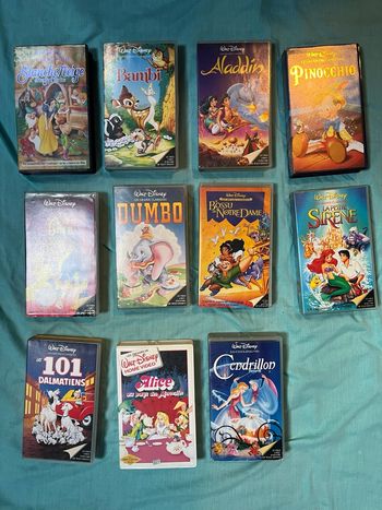 Cassettes VHS Disney
