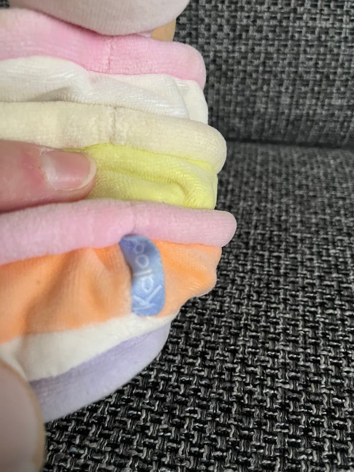 Peluche Kaloo boule effet guimauve - photo numéro 3