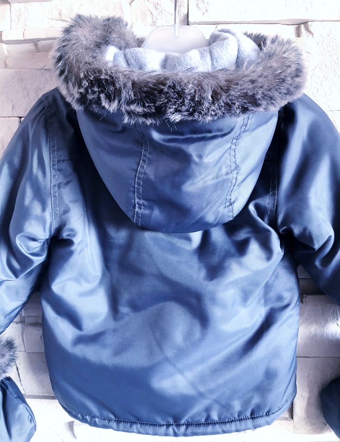 ABSORBA - NEW - MANTEAU A CAPUCHE & MOUFLES PROTECTION IDÉALE FROID & PLUIE 12M - photo numéro 9