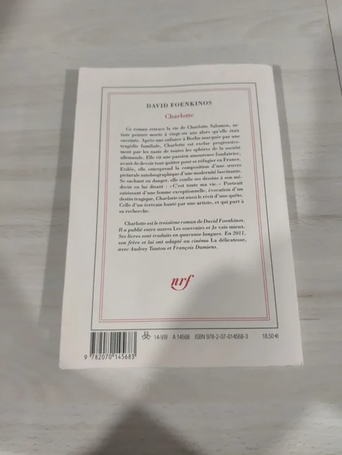 Livre grand format Charlotte Foenkinos - photo numéro 2
