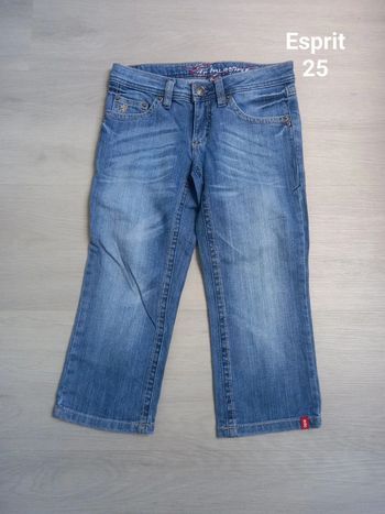 Pantalon en jeans 3/4 Esprit (five) taille 25