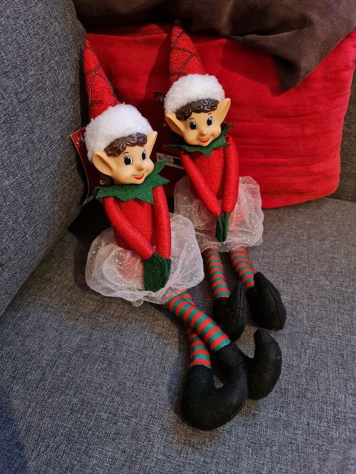 Lutin farceur fille Noël neuf - photo numéro 2