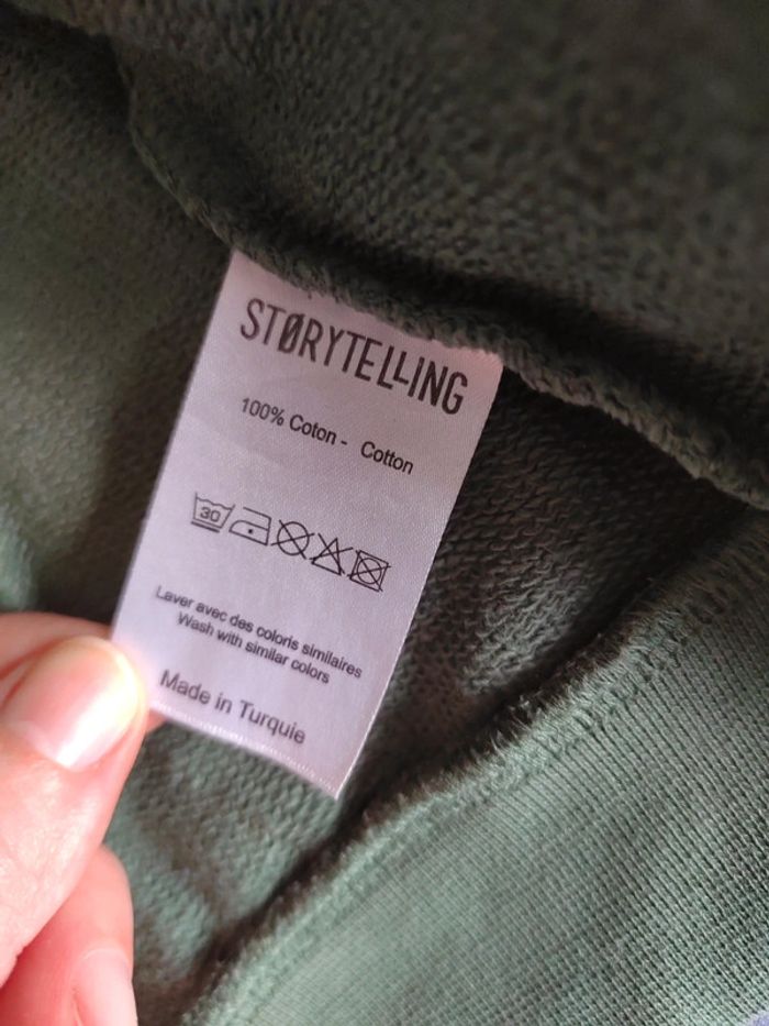 Sweat zippé a capuche storytelling 5 ans - photo numéro 3