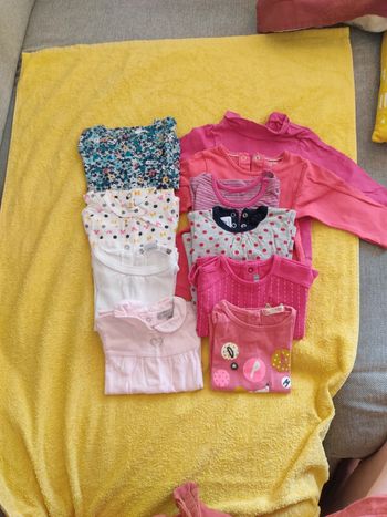 Lot 10 t-shirts manches longues grain de blé, TAO, Disney, petit bateau, dpam, catimini, orchestra