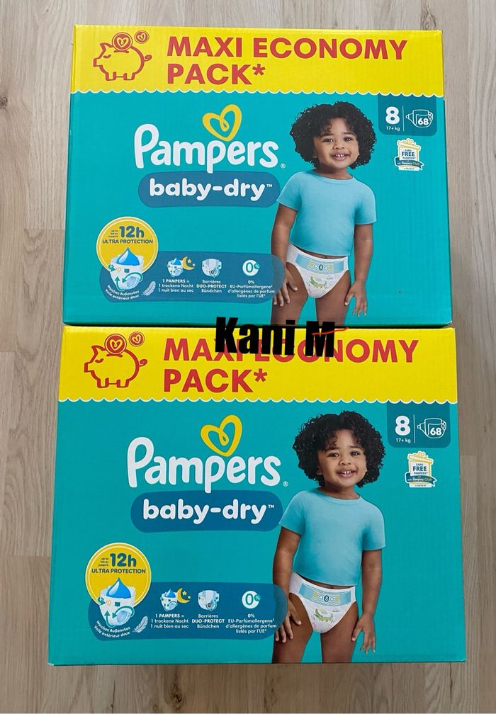 Pampers taille 8