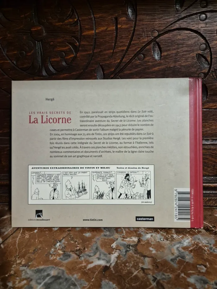📚 Tintin - Les vrais secrets de la Licorne 📚 - photo numéro 2