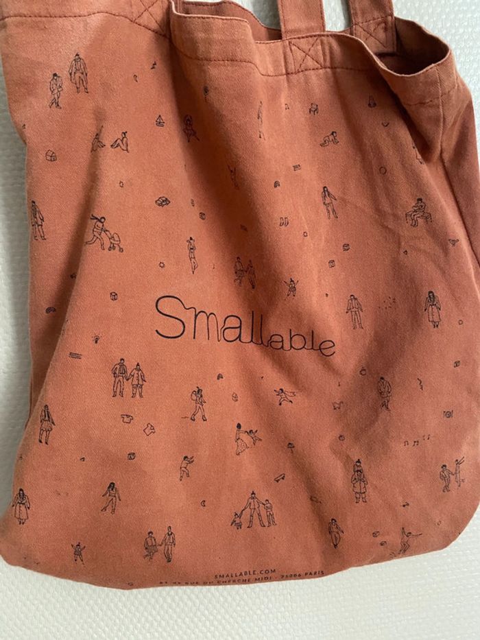 Sac cabas smallable noisette - photo numéro 2