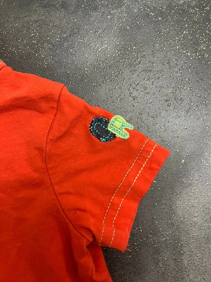 Ensemble bébé Orchestra salopette courte et teeshirt manches courtes taille 1 mois - photo numéro 7