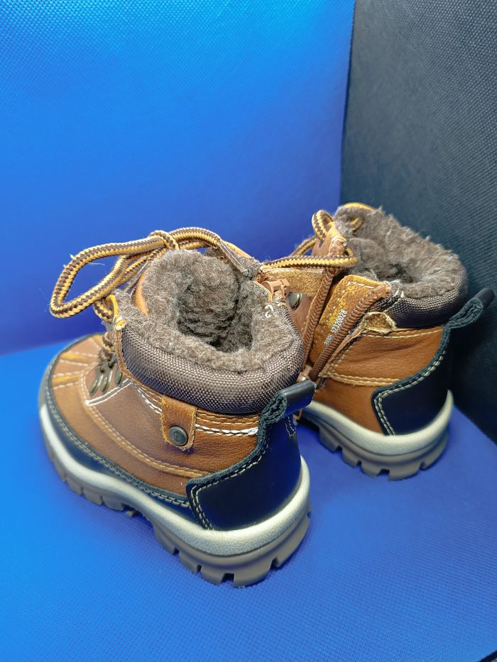 🐻 Bottines bébé Charlie & Friend – immitation cuir & moumoute – T21 - photo numéro 3