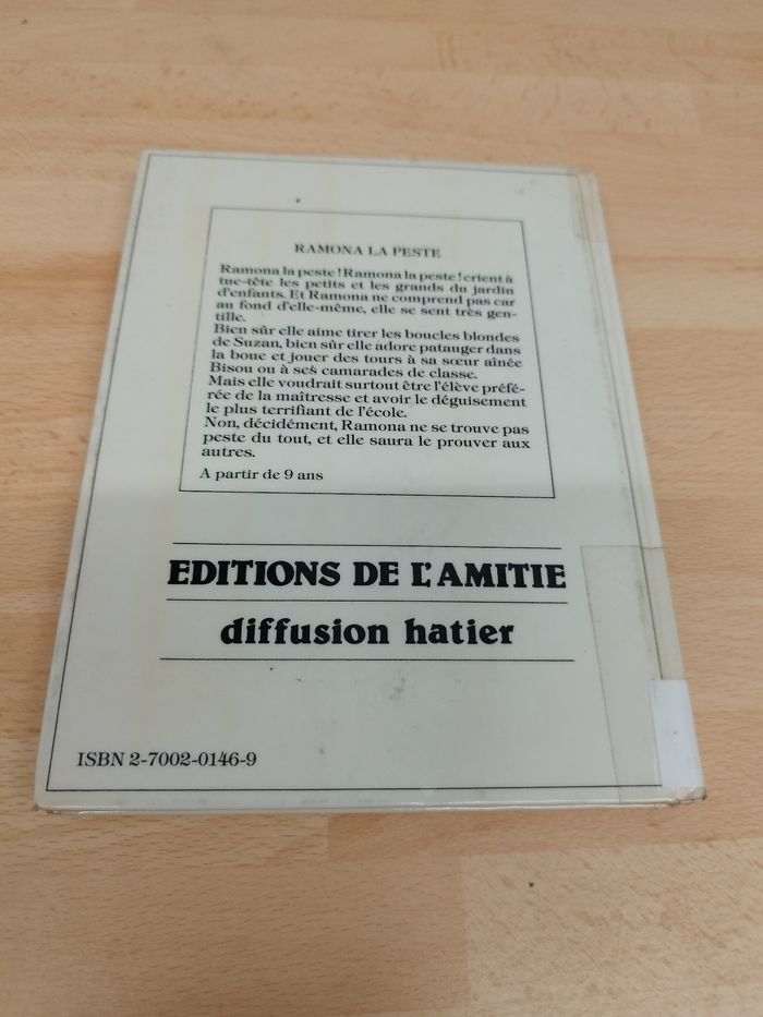 Ramona la peste (Bibliothèque de l'Amitié - photo numéro 2