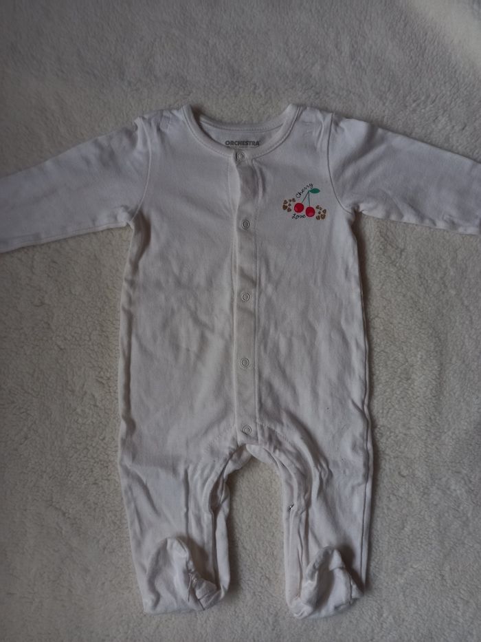 Lot de 3 pyjamas fille 6 mois - photo numéro 2