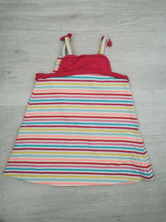 Robe Bretelle été 12 mois fille 1 an - photo numéro 2