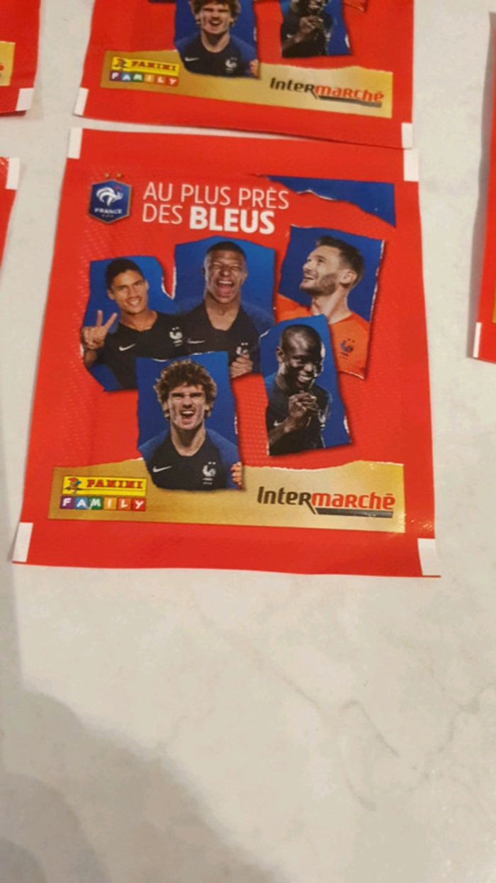 Lot de 6 paquets panini FFF Neuf - photo numéro 2