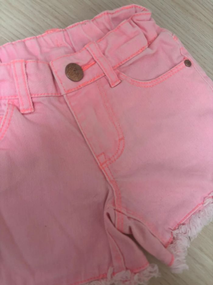 Short en jean rose Z taille 4 ans - photo numéro 2