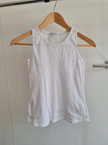 T-shirt débardeur blanc Okaïdi enfant fille 12 ans