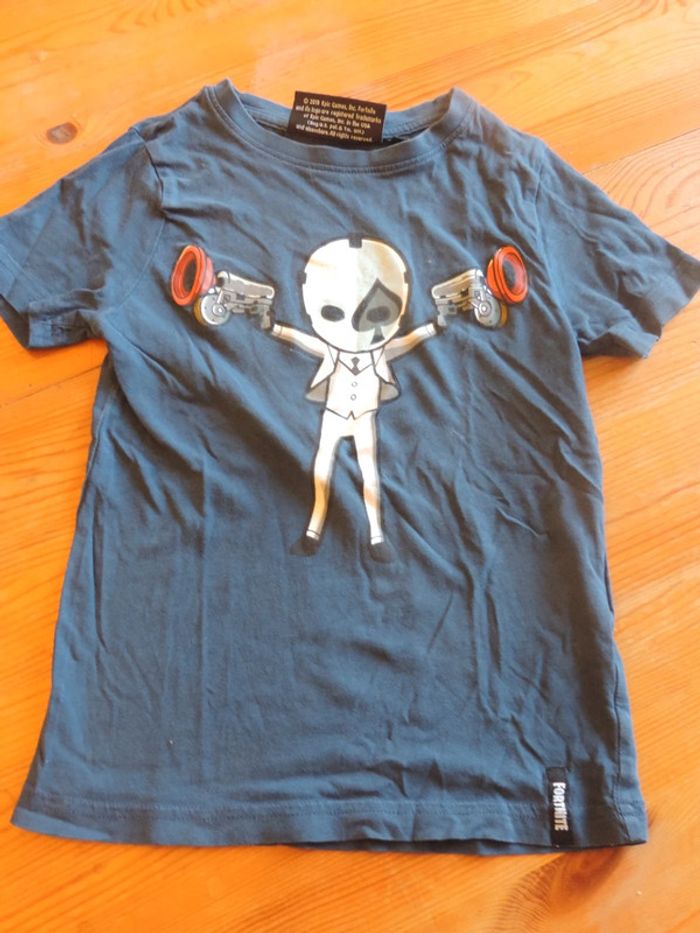 Tee-shirt Fortnite bleu taille 8 ans