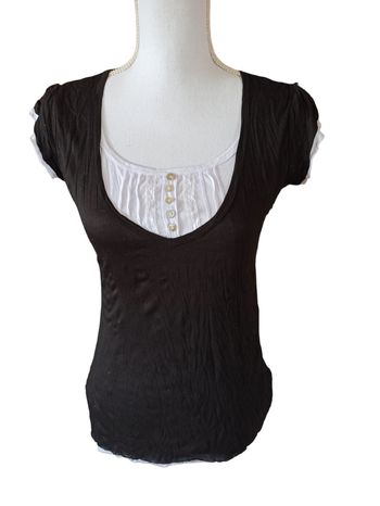 Tee-shirt manches courtes noir