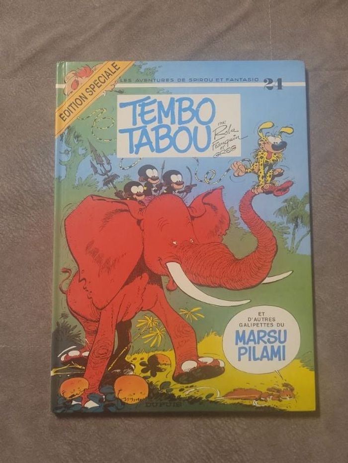BD - Spirou et Fantasio, tome 24 - Tembo tabou Roba